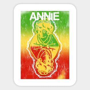 ANNIE (a la "HAIR") Sticker
